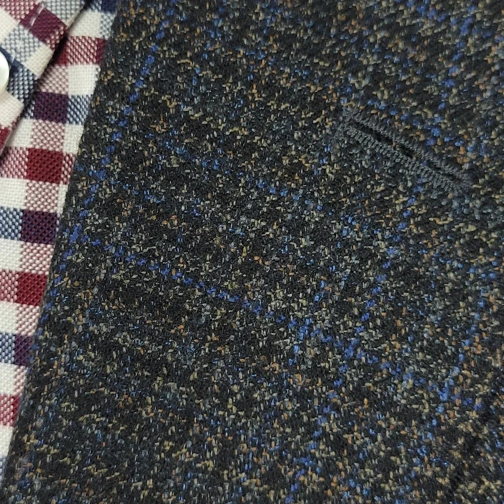 Daniel Cremiux Cooper SPJ Men's Sport Coat Blazer Two Button Flannel‎ Wool 44S
